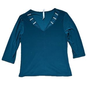 Emerald Green Sequin Top